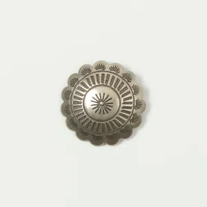 Yuketen 1 1/4 Concho Pin  - Nickel Silver