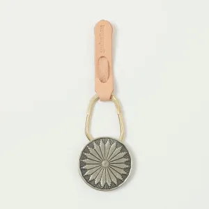 Yuketen Concho Key Chain - Nickel Silver
