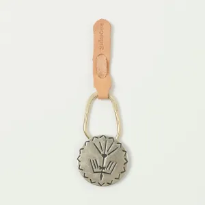 Yuketen Concho Key Chain - Nickel Silver