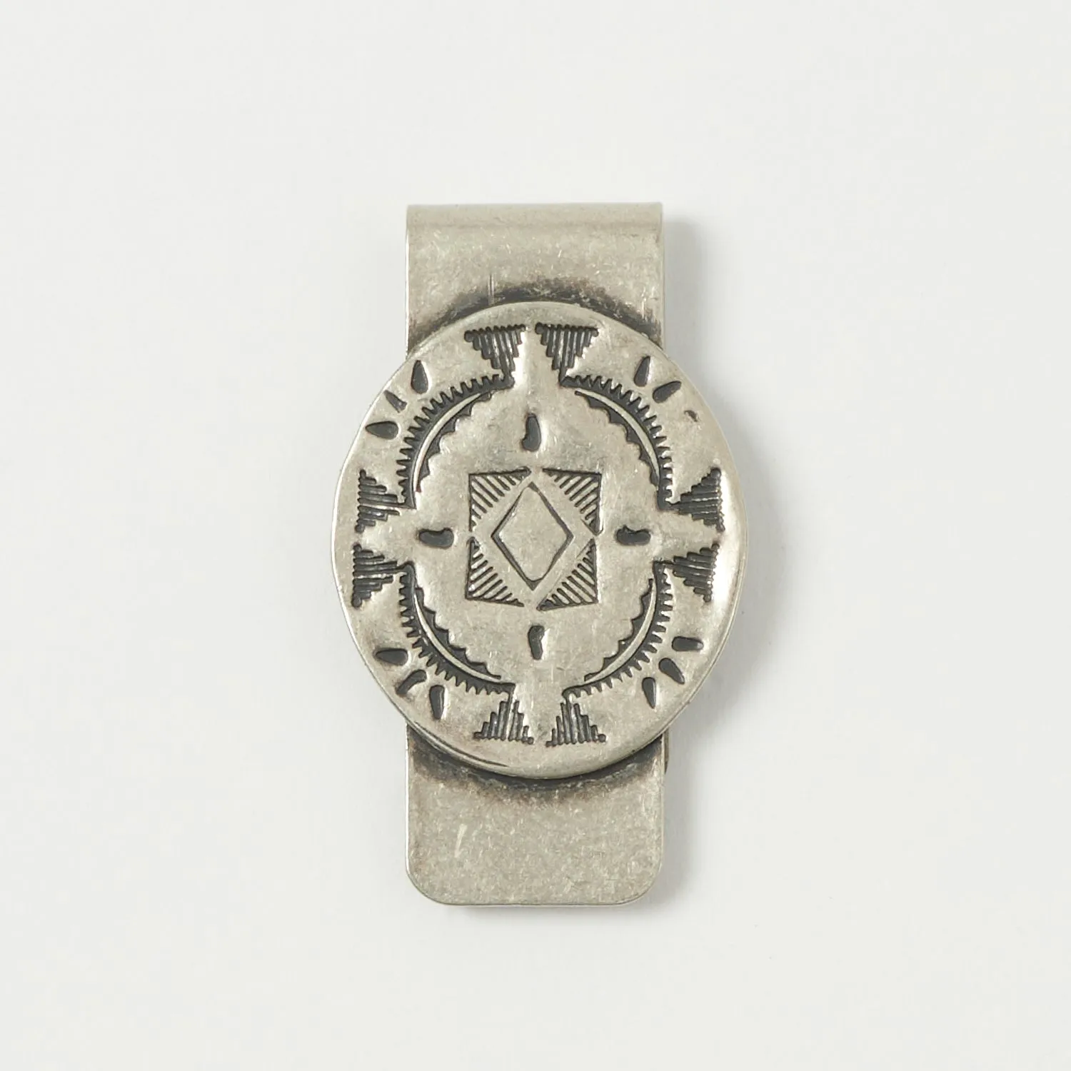 Yuketen Concho Money Clip C - Nickel Silver