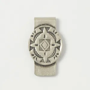 Yuketen Concho Money Clip C - Nickel Silver