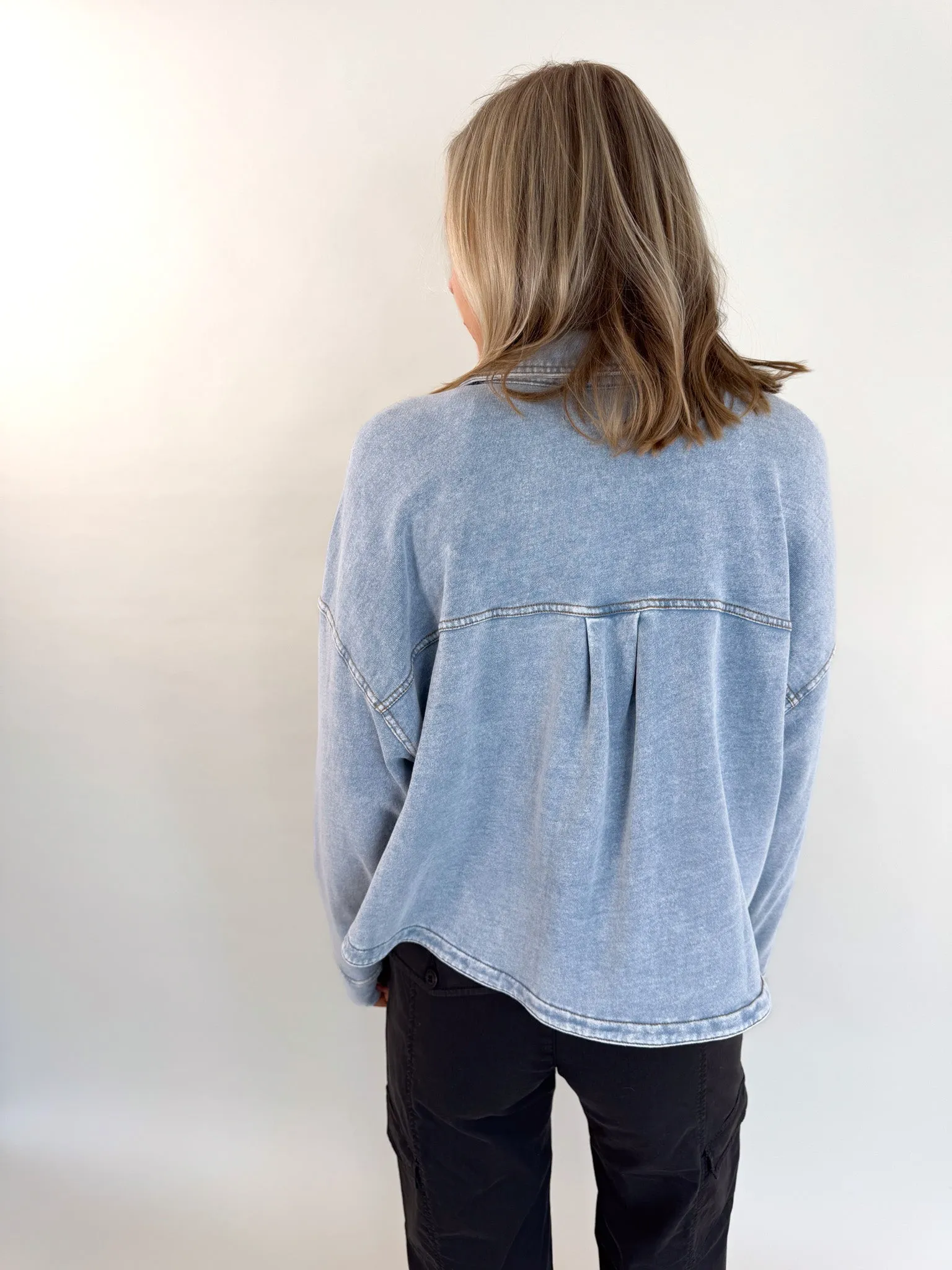 [Z SUPPLY] All Day Cropped Knit Jacket