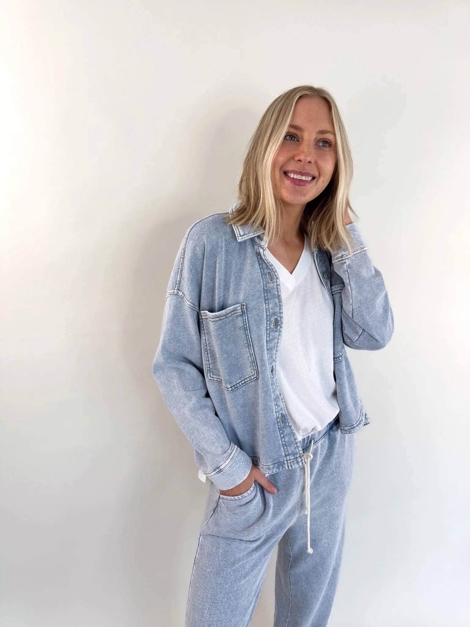 [Z SUPPLY] All Day Cropped Knit Jacket