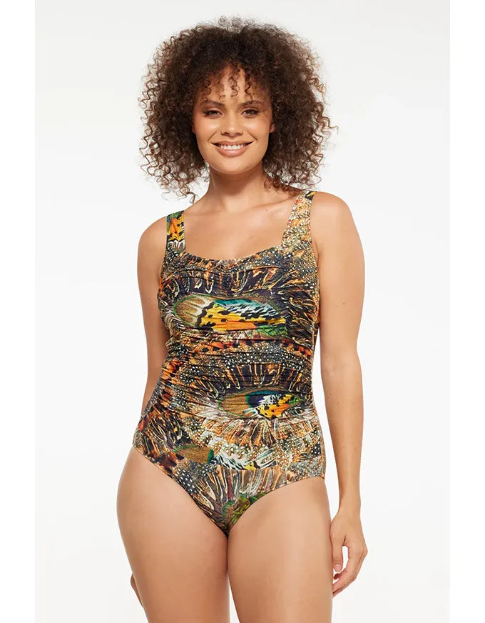 Zambia Gathered Square One Piece