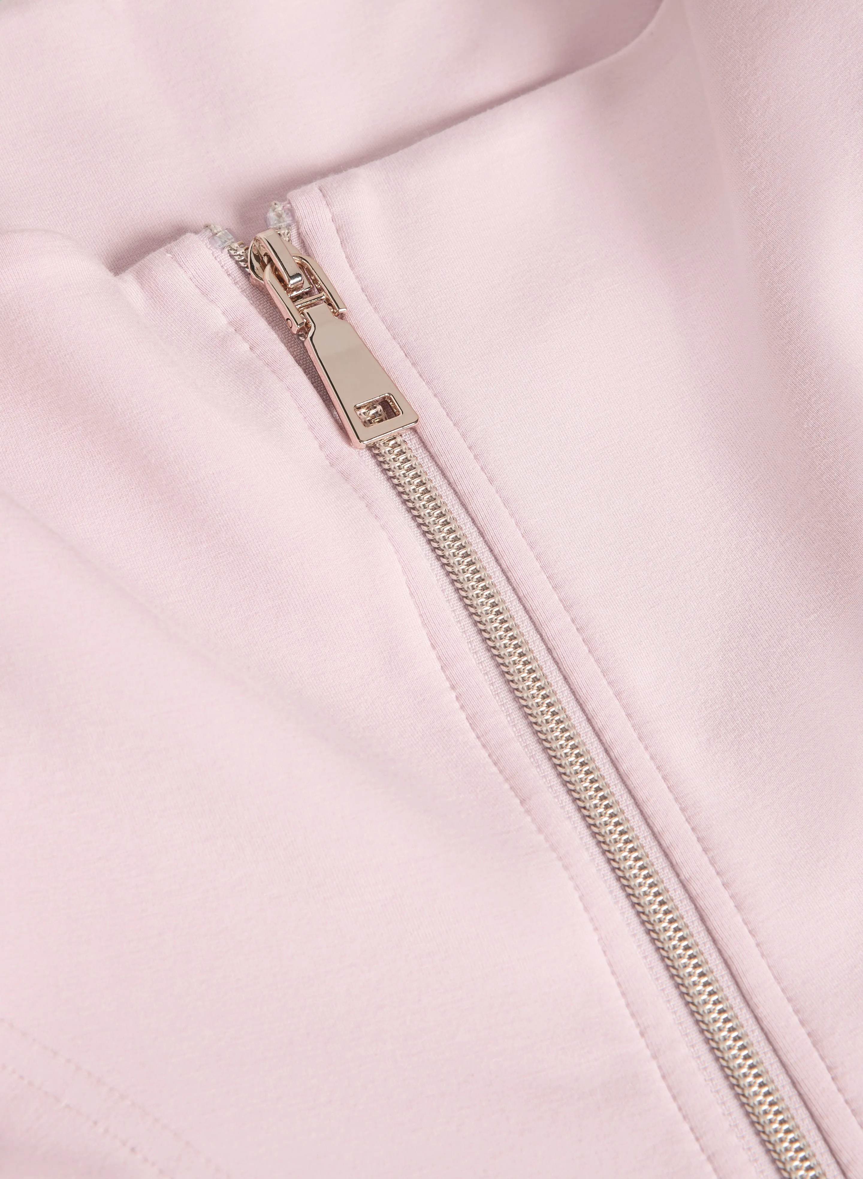 Zip-Neck Pullover Top