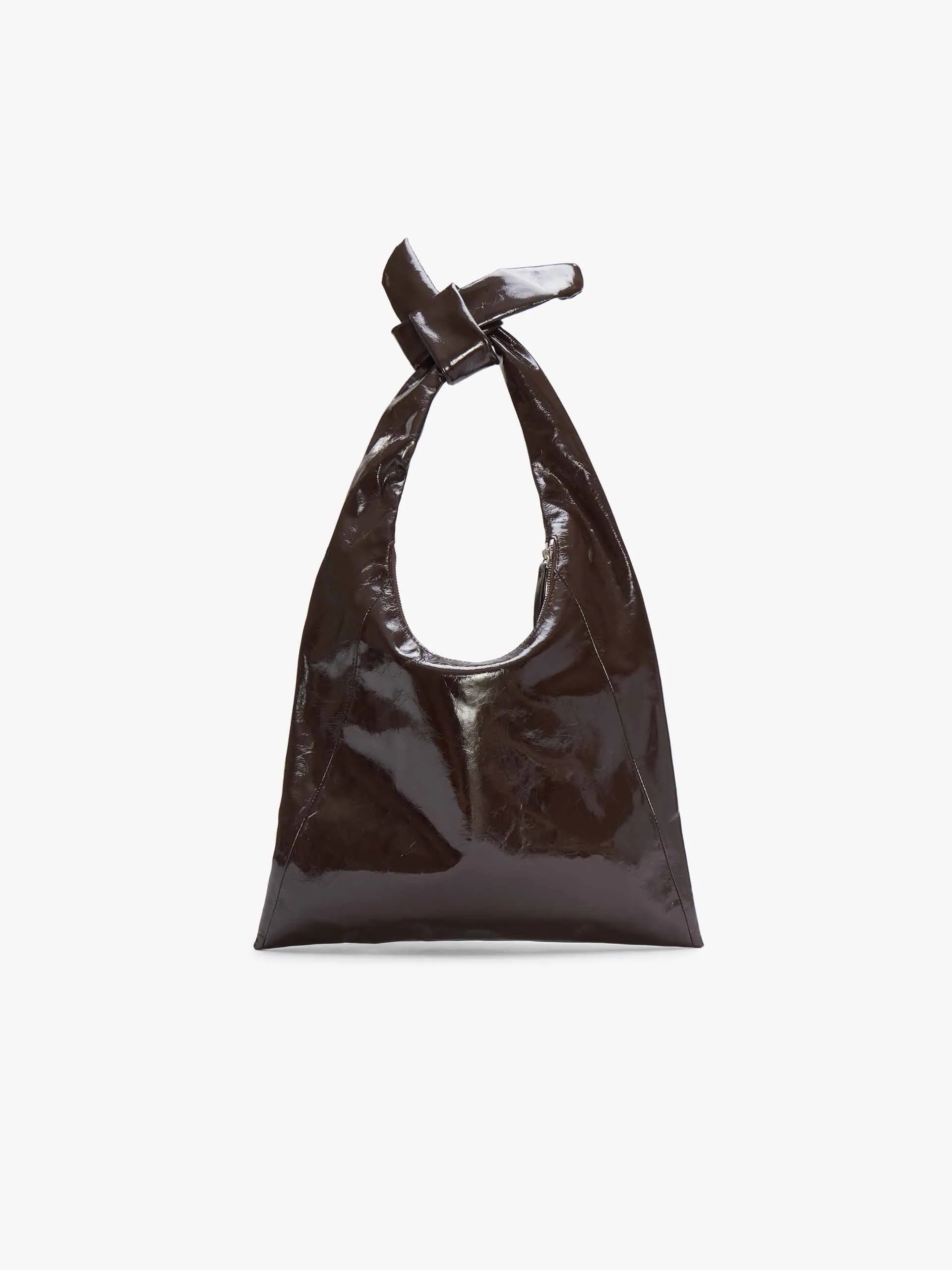 Zipper Detail Shoulder Bag