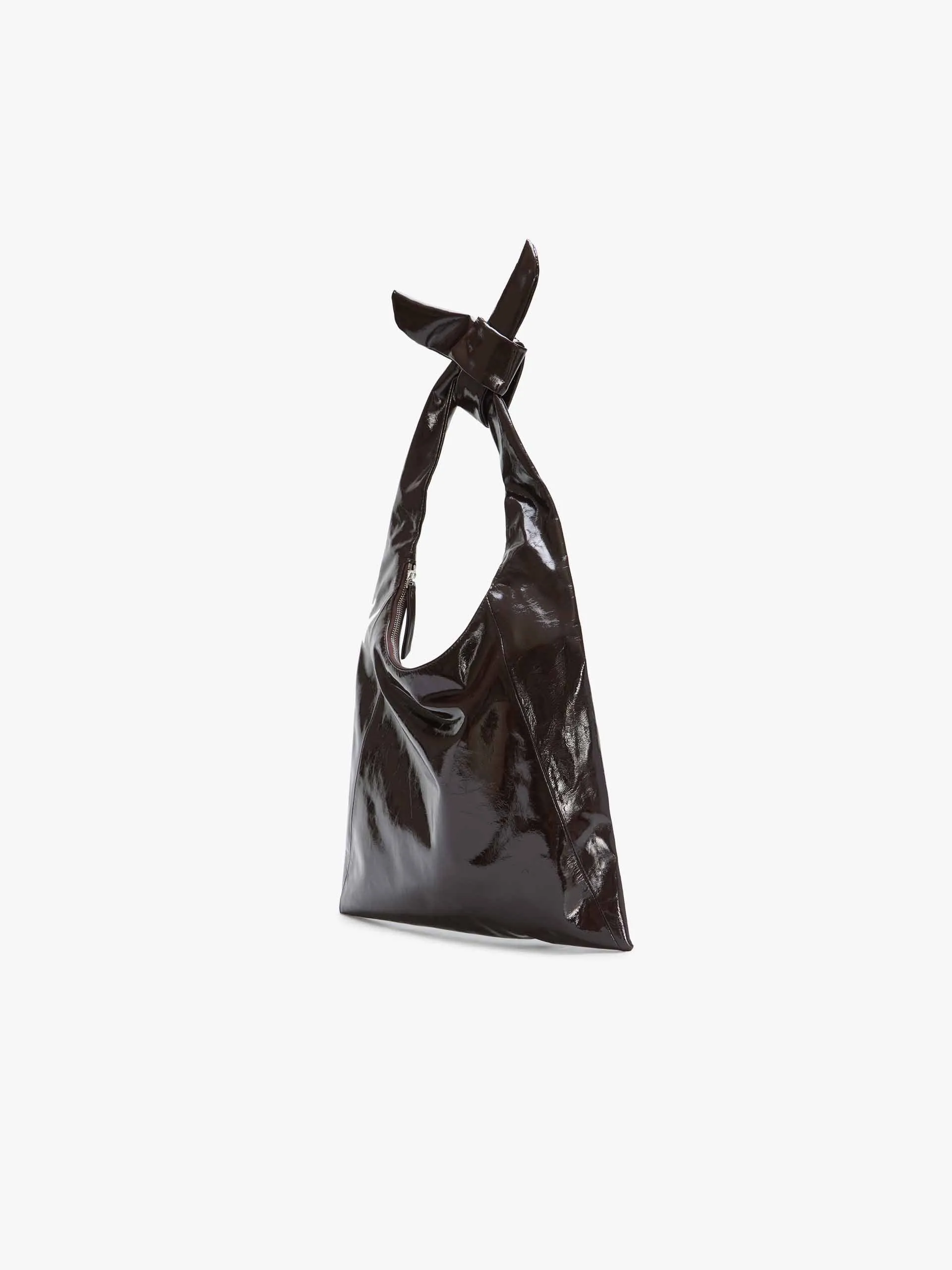Zipper Detail Shoulder Bag