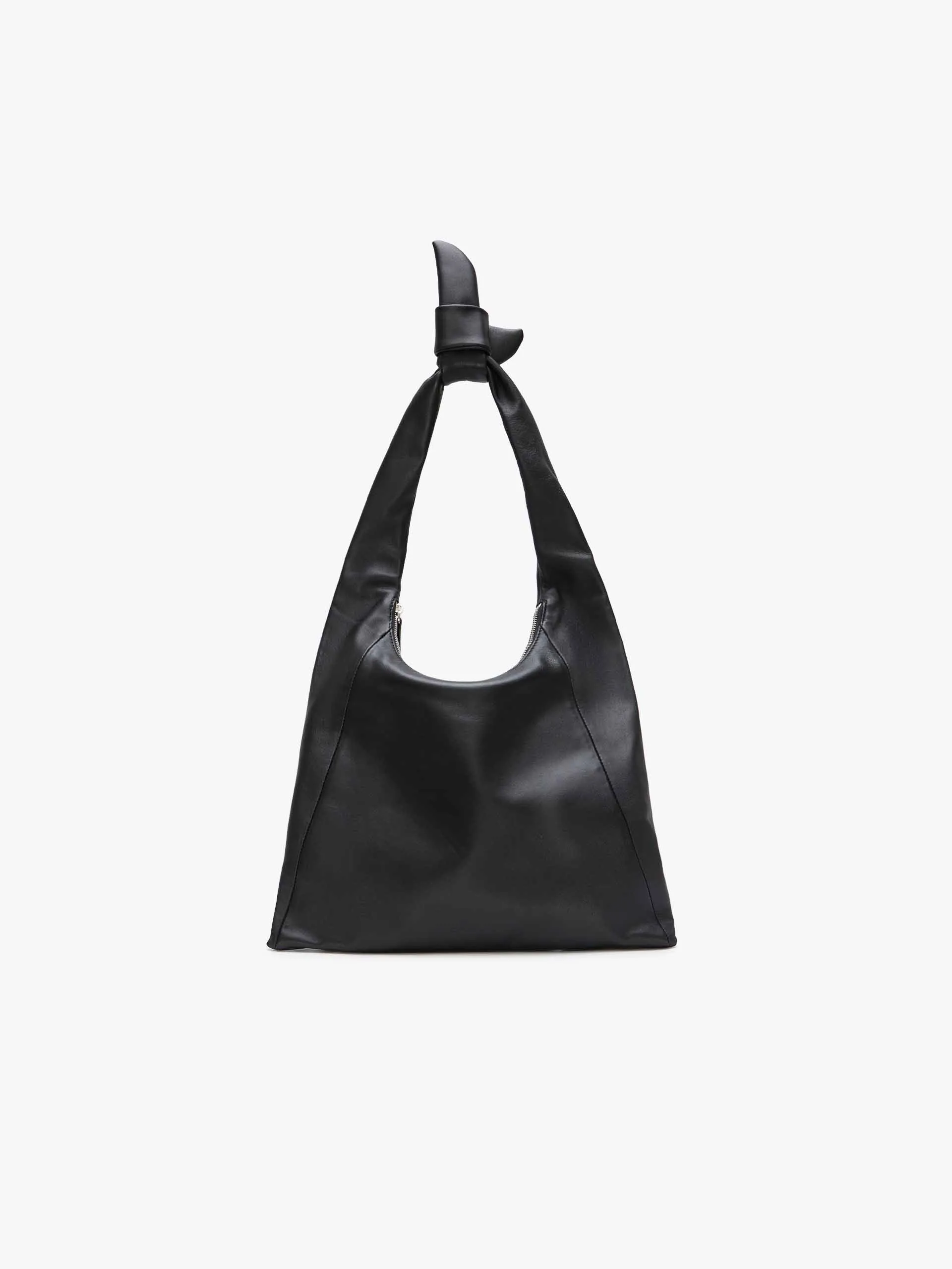 Zipper Soft Shoulder Tote Bag