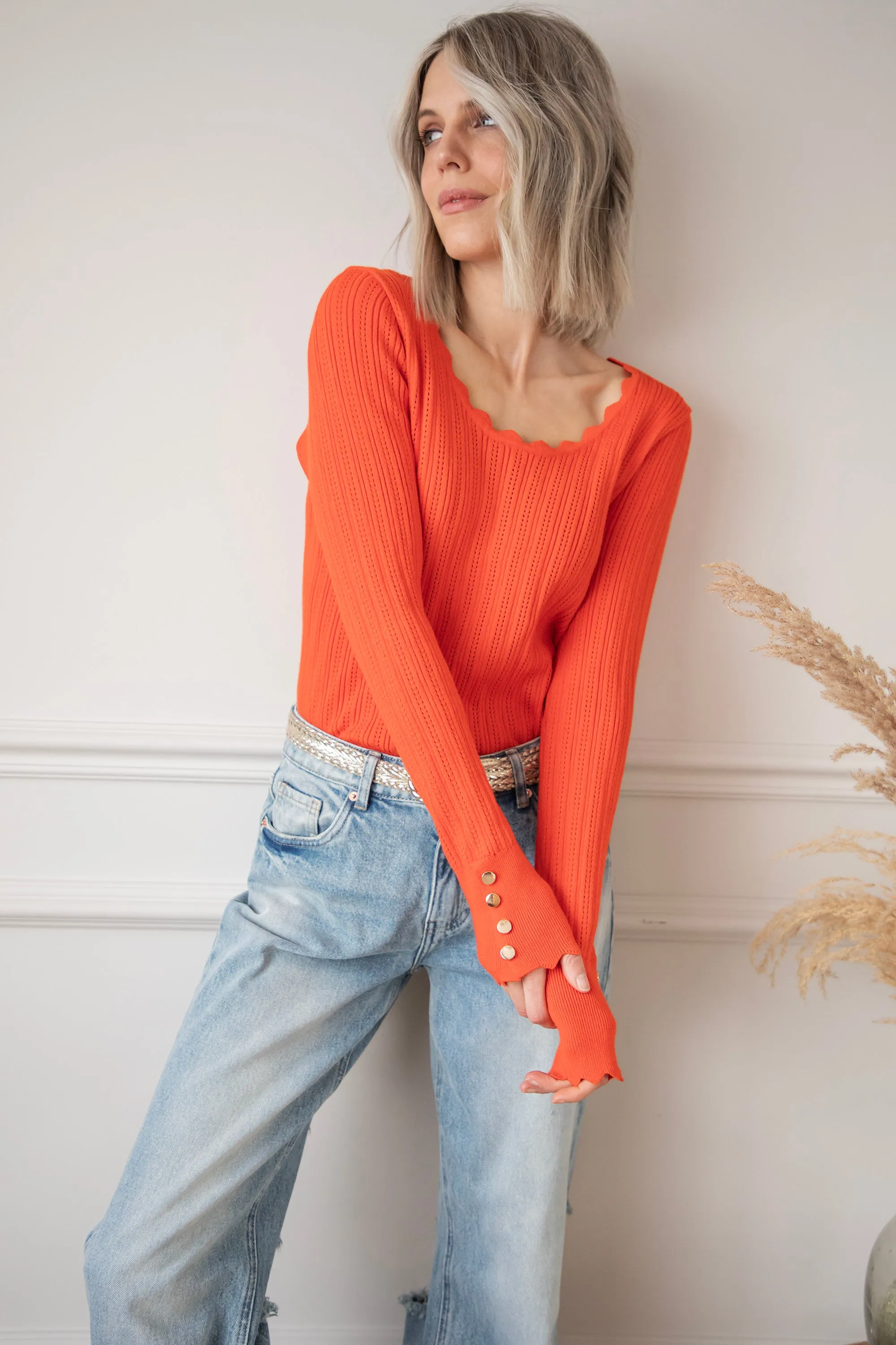 Zoë Orange - Longsleeve