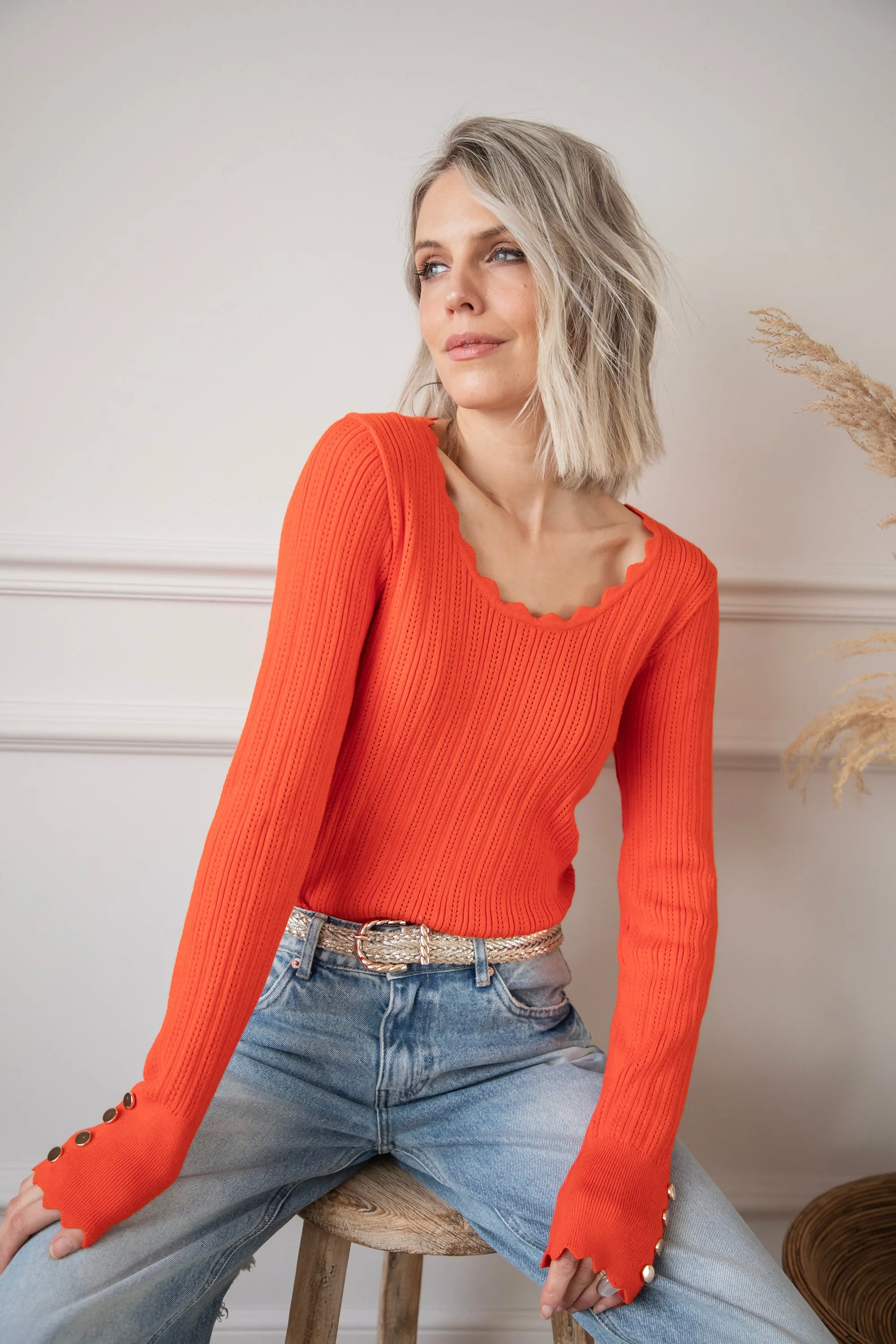 Zoë Orange - Longsleeve
