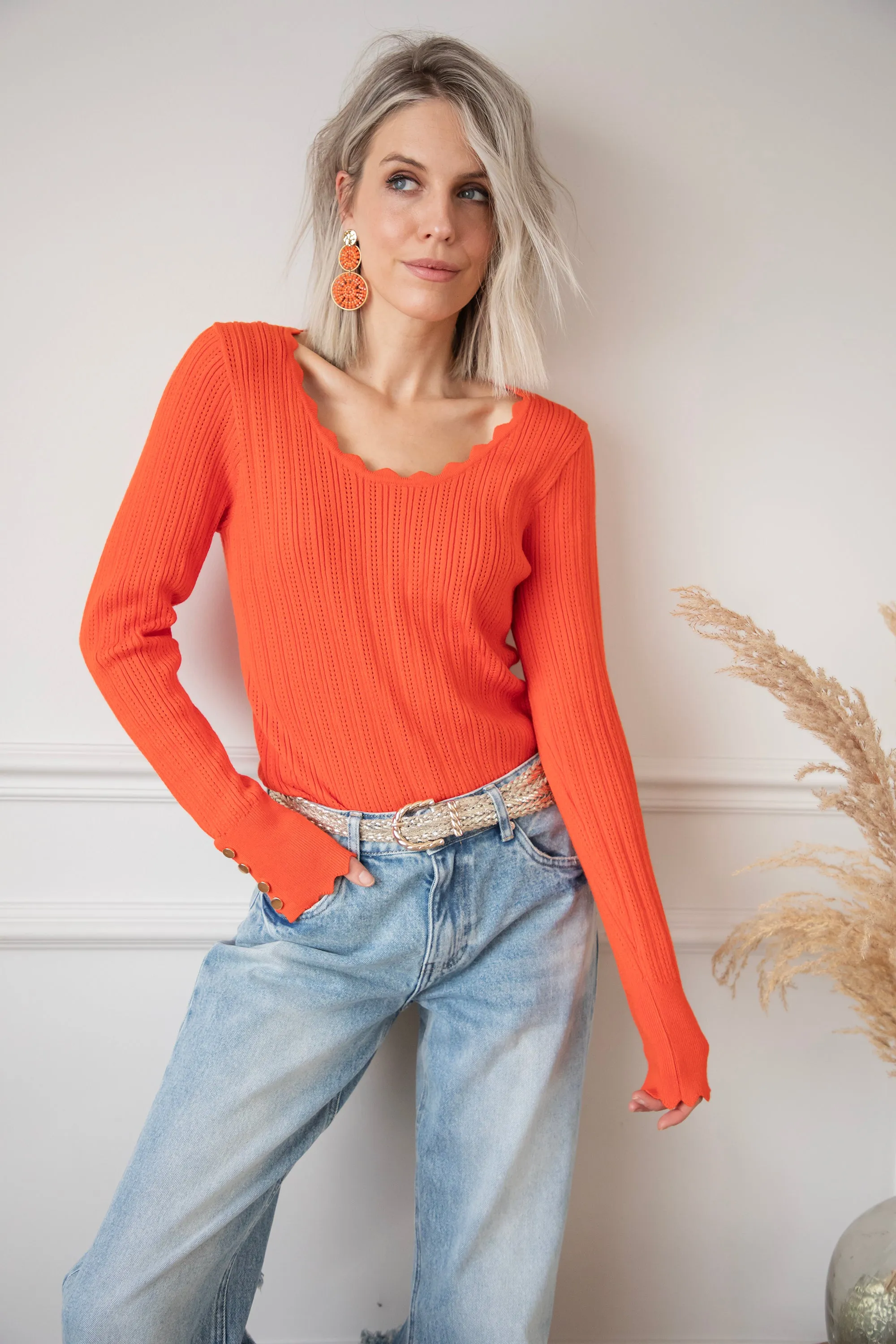 Zoë Orange - Longsleeve