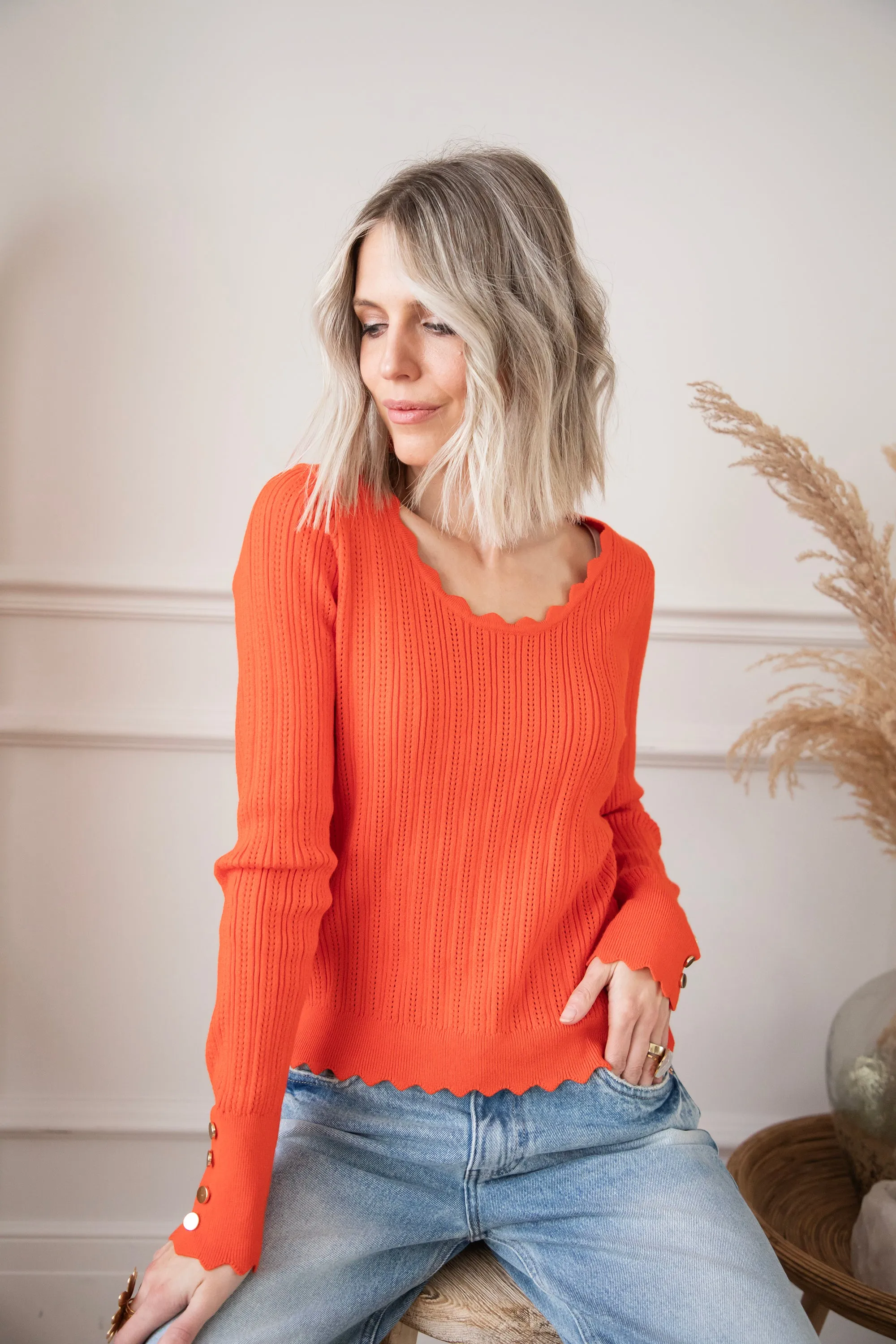 Zoë Orange - Longsleeve