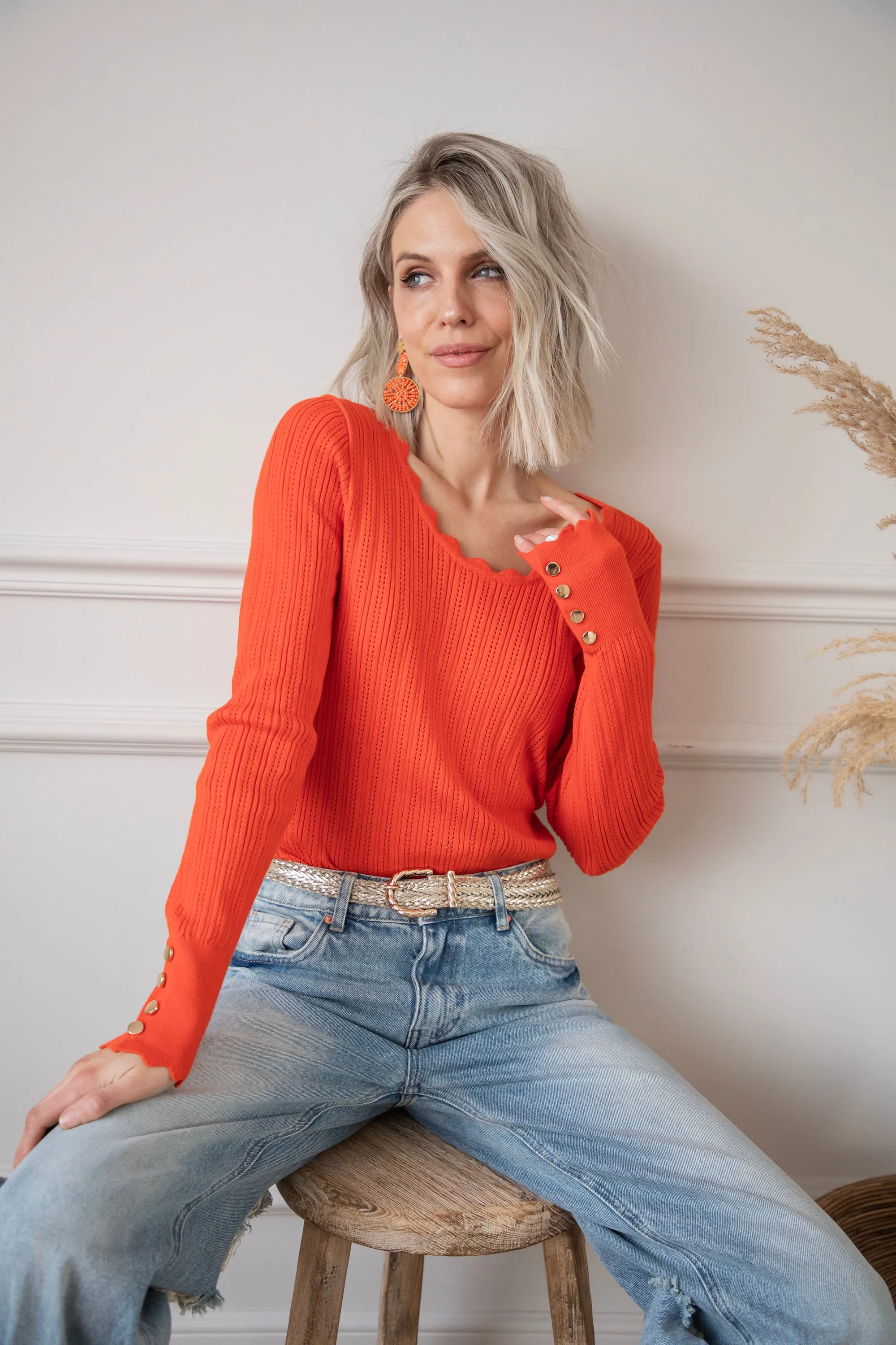 Zoë Orange - Longsleeve