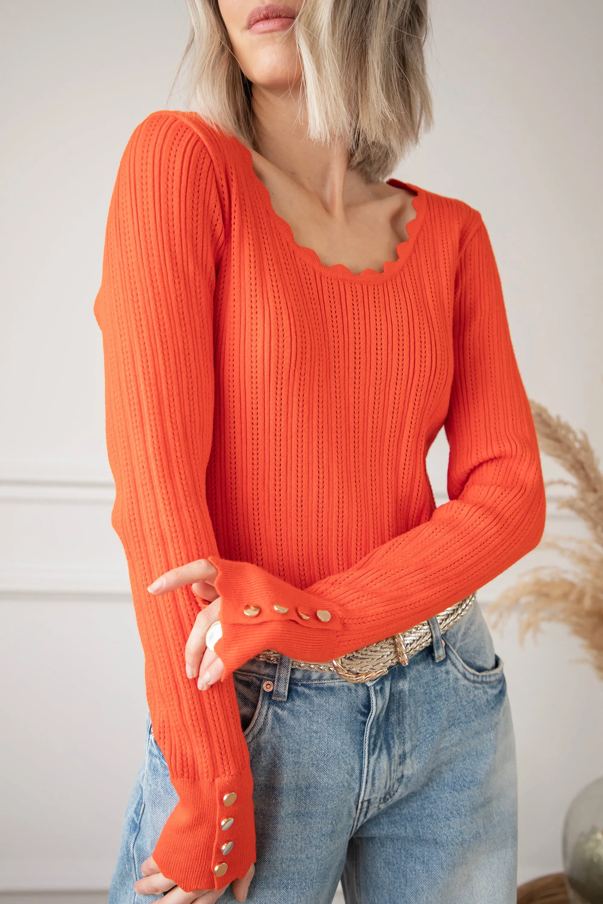 Zoë Orange - Longsleeve