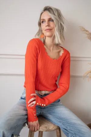 Zoë Orange - Longsleeve