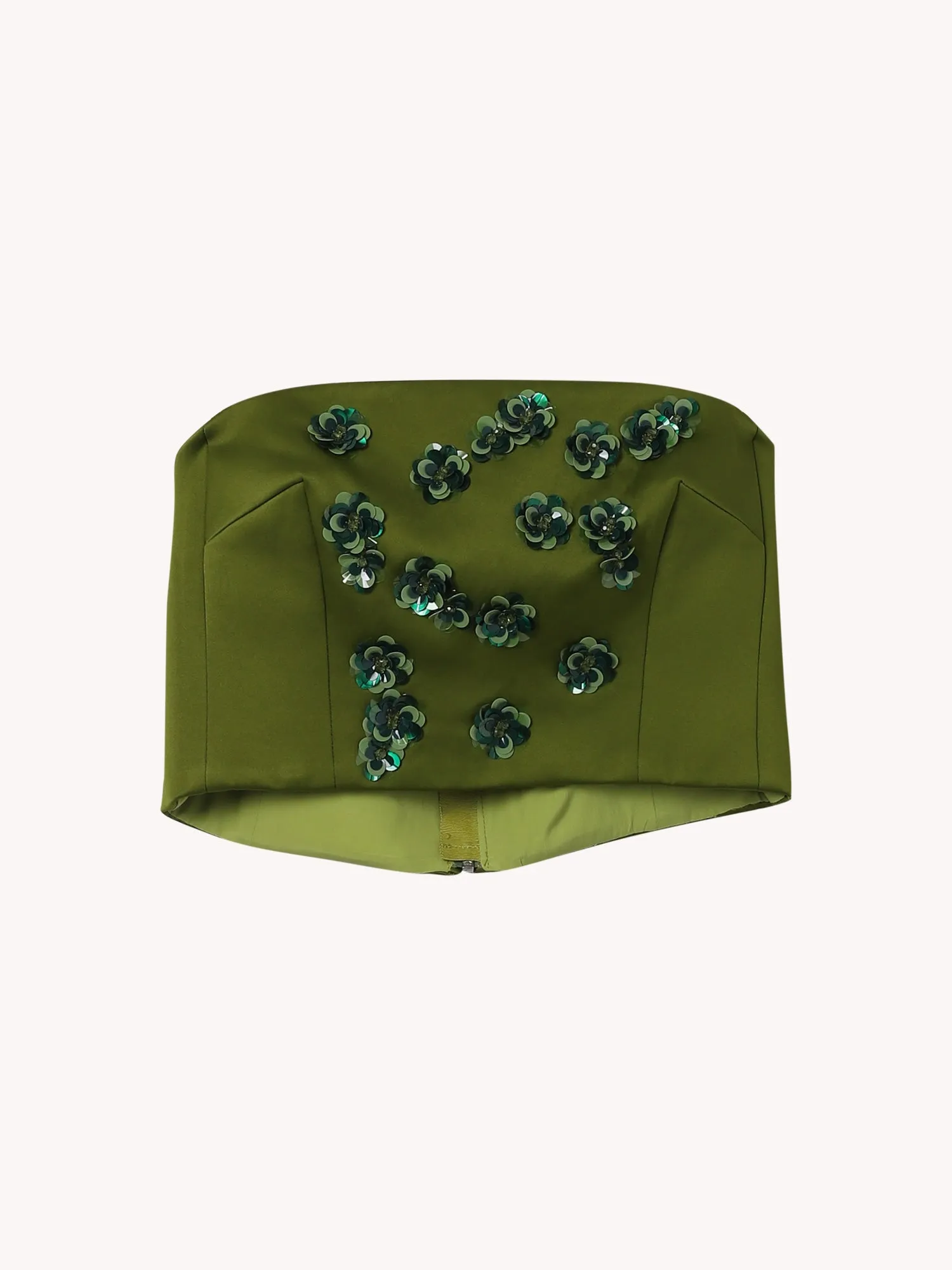 ZUZU EMBELLISHED CROP TOP
